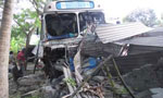 Bus crashes into bus halt: woman killed