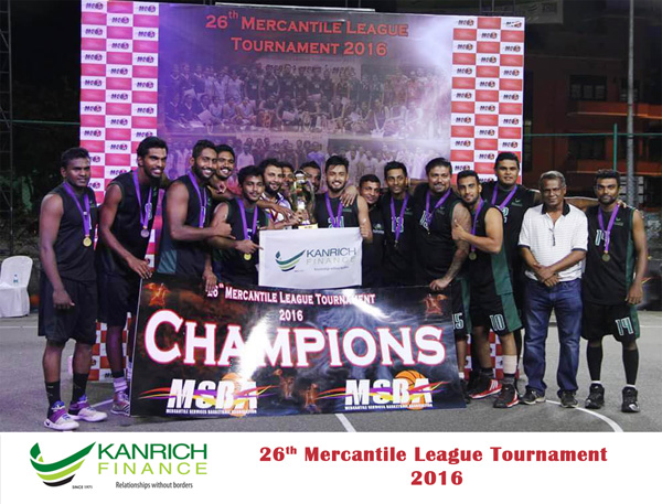 Kanrich Finance champions of Mercantile League Tournament 2016