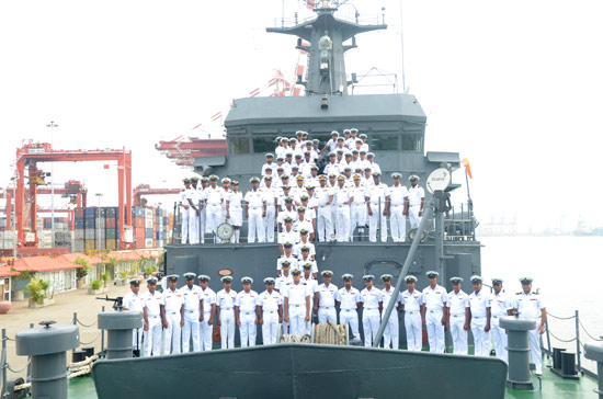 Navy vessels in India on goodwill visit