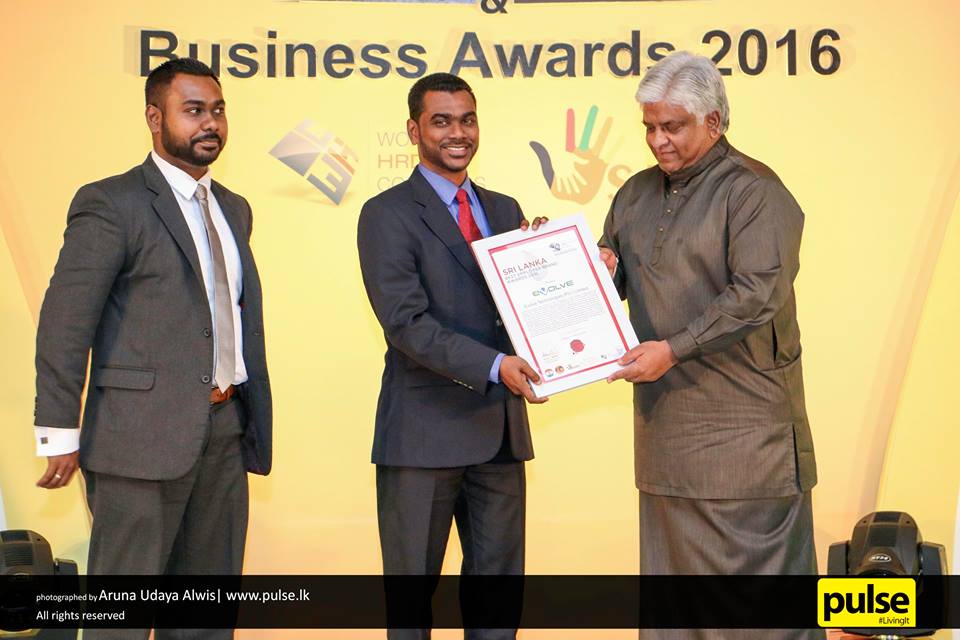 Evolve Technologies Acclaimed As, “Sri Lanka’s Best Employer Brand-2016”