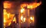 Fire destroys textile shop in Bambalapitiya