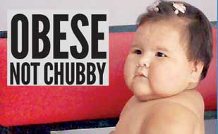 obese not chubby