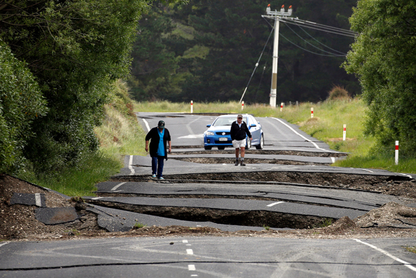 Earthquake hits New Zealand