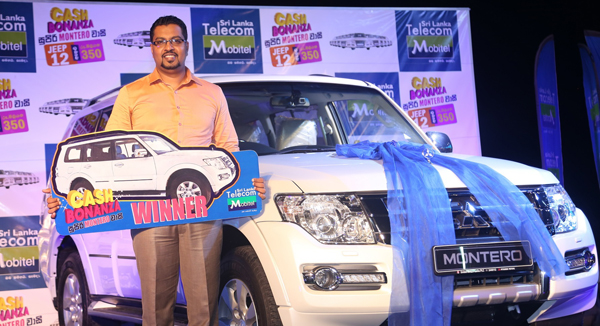 Mobitel Cash Bonanza Montero Extravaganza awards 10th lucky winnerwith Montero worth Rs. 250 lakhs