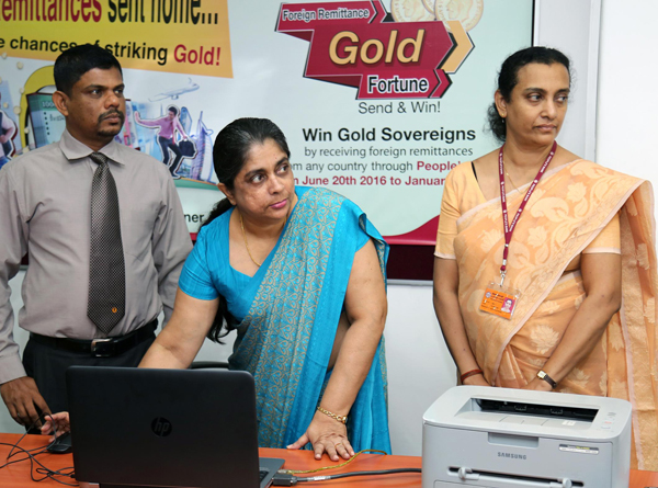 People’s Bank Foreign Remittance Gold Fortune 2016’ sees completion of 22nd draw