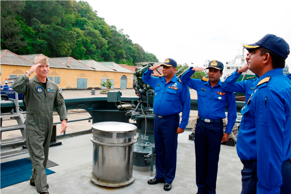 Commander of the US Pacific Command visits Trinco