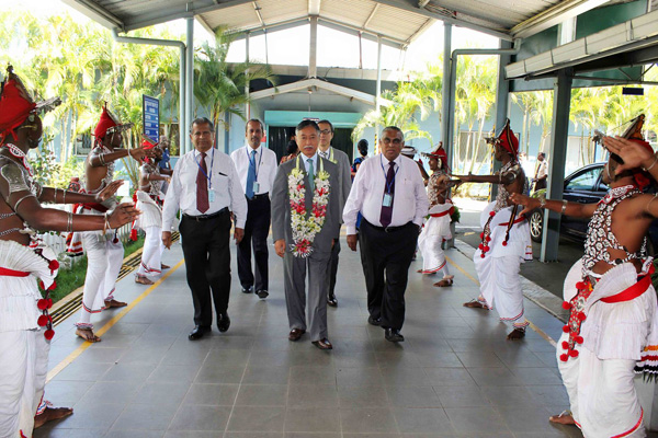 Japanese Ambassador Tours Hirdaramani Knit Eheliyagoda in Recognition of the Factory Winning JASTECA