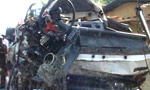 One dead 9 injured in bus accident