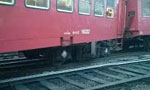 Train derails in Galle