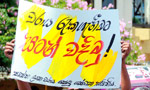 Port workers protest over Hambantota Port deal