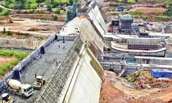 President releases water to the Moragahakanda Reservoir  