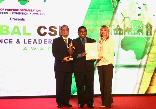 Global CSR Leadership Award conferred on Sanith de S. Wijeyeratne 