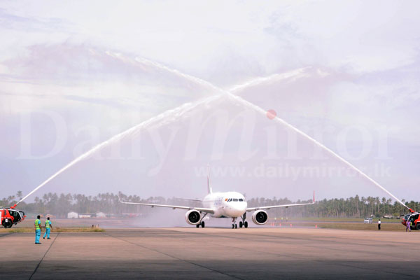 SriLankan welcomes first A320neo aircraft