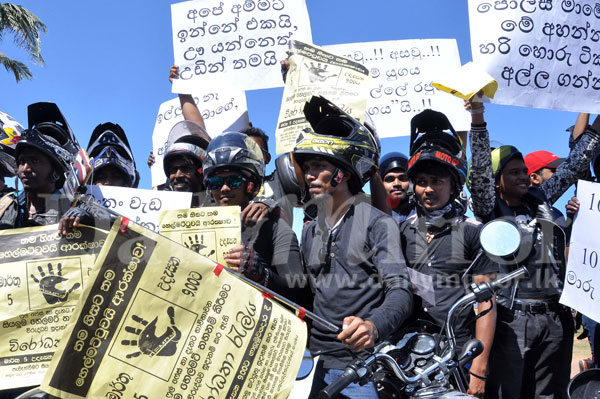 Motorcyclists’ protest 