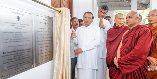 Myanmar Temple opened in Dematagoda