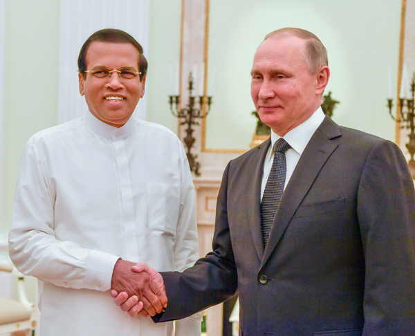 President meets Vladimir Putin