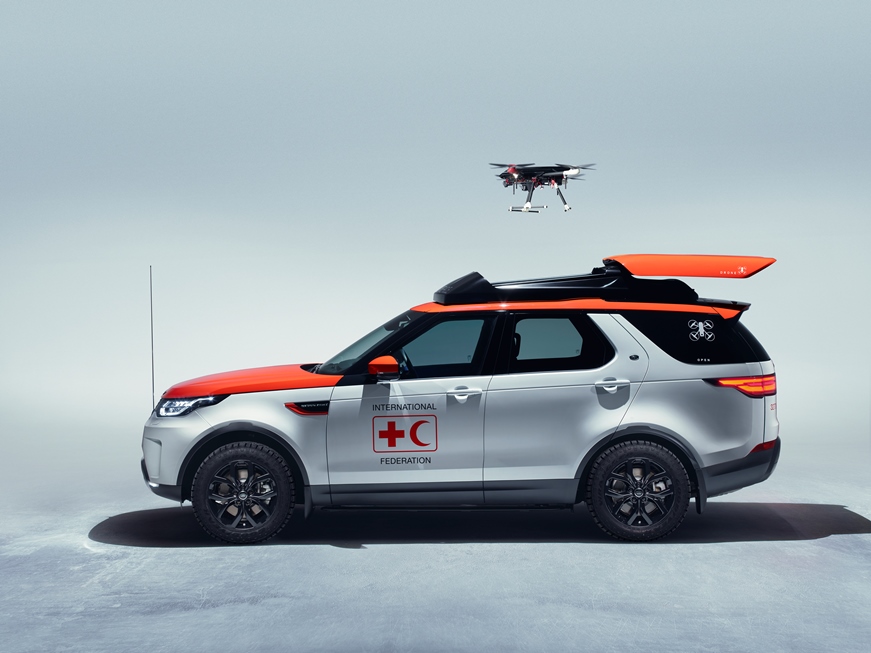 Project Hero: New Land Rover Discovery Featuring World-First Drone Technology Created To Help Red Cr