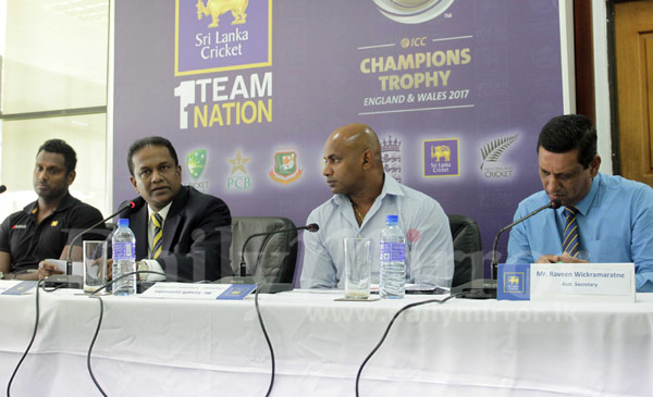 SLC announces squad for champions trophy