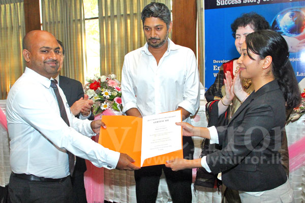 Asian Productivity Organization Certificate awarded to WNL Hokandara Press