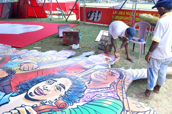 JVP gets ready for May Day rally