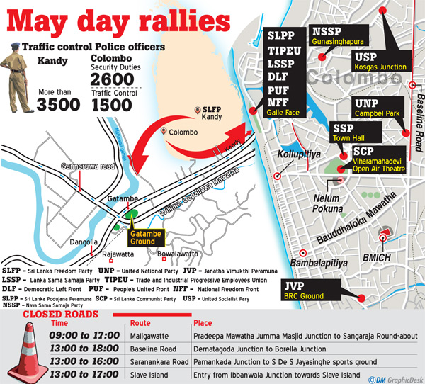 May Day rallies