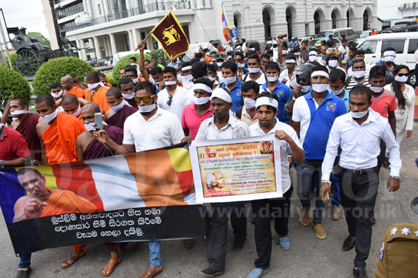 Against the arrest of Gnanasara Thera