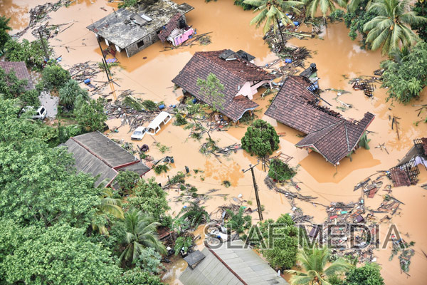 Flood ravages country