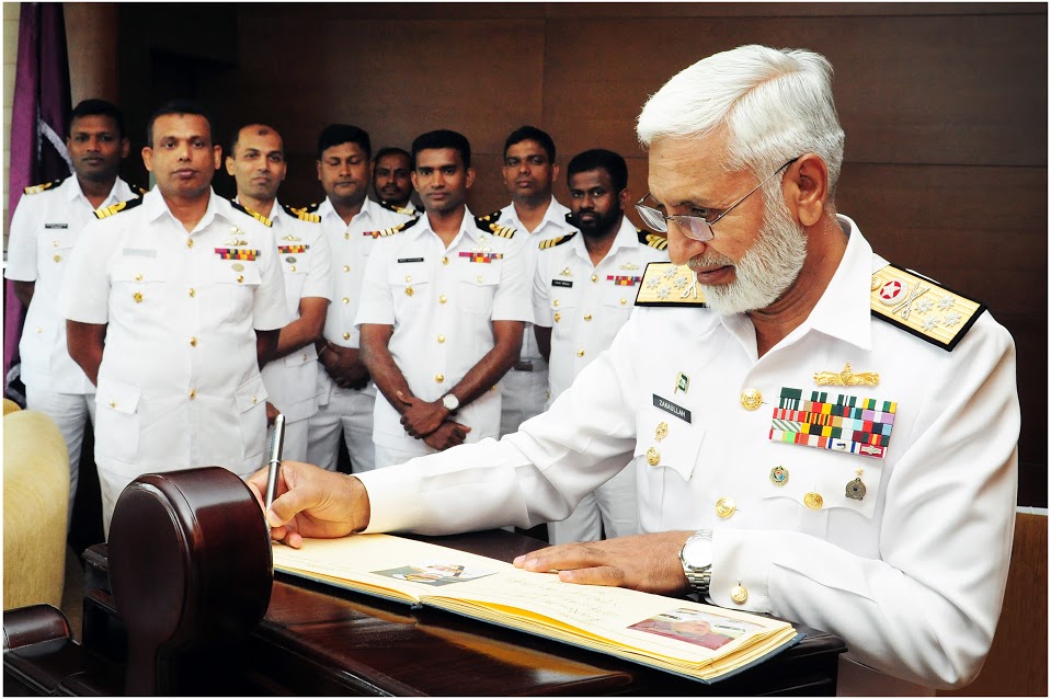 Chief of Naval Staff of Pakistan visits Navy HQ