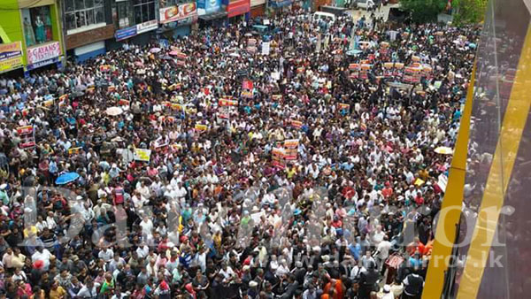 Hartal in Bandarawela