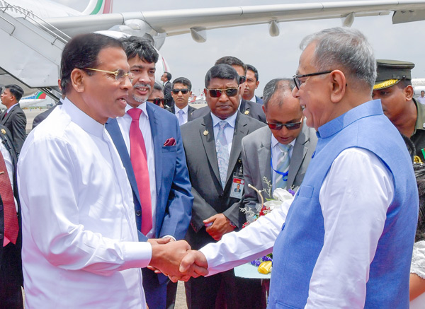 President arrives in Dhaka