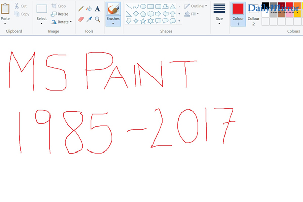 Microsoft Paint to be killed off after 32 years