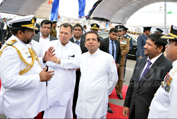 President commissions first AOPV of SL Navy