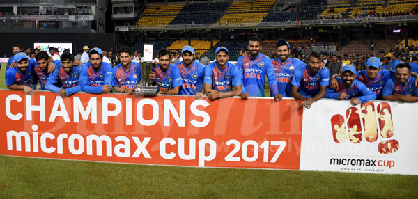 India complete 9-0 sweep