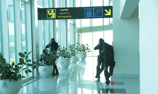 Commandos at Mattala Airport