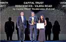 Capital Trust Residencies wins top accolades at Asia Property Awards 2017