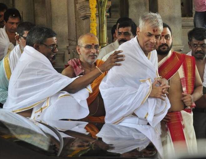 PM at Kollur temple