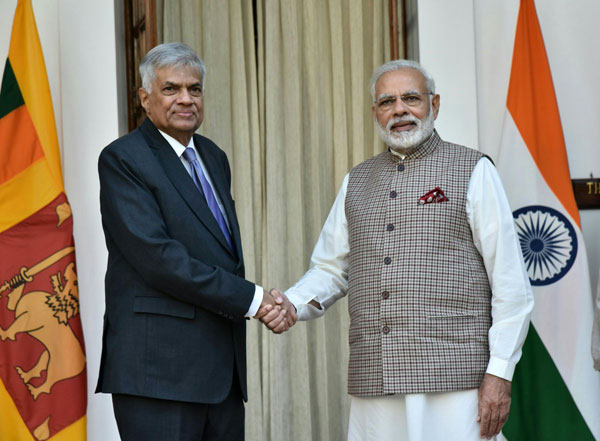 Modi meets Lankan Premier