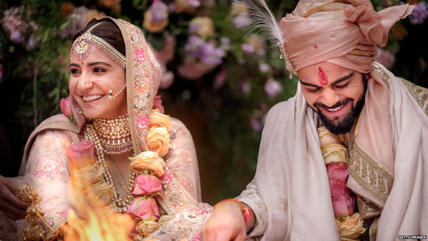 Virat Kohli ties the knot