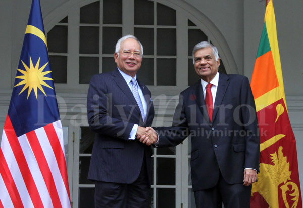 Malaysian PM meets Ranil