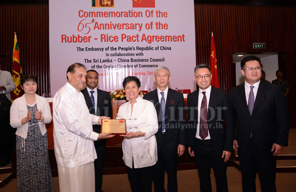 Rubber-Rice Pact marks 65 years