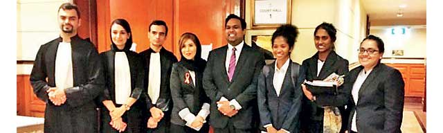 Colombo University Law Students raise the bar