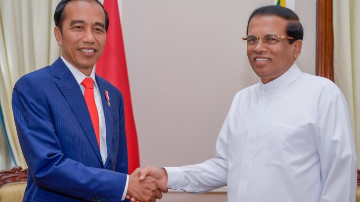  President Widodo calls on President Sirisena