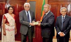 The Central Bank of Sri Lanka issued a circulation standard commemorative currency note