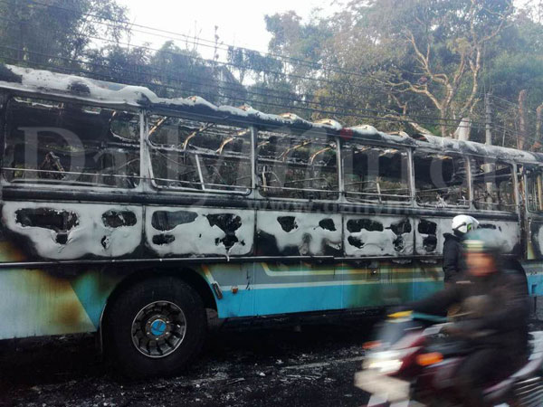 Explosion in Diyatalawa bus