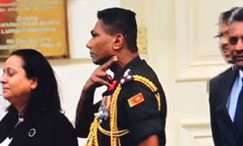 Brigadier Priyankara Fernando arrives 