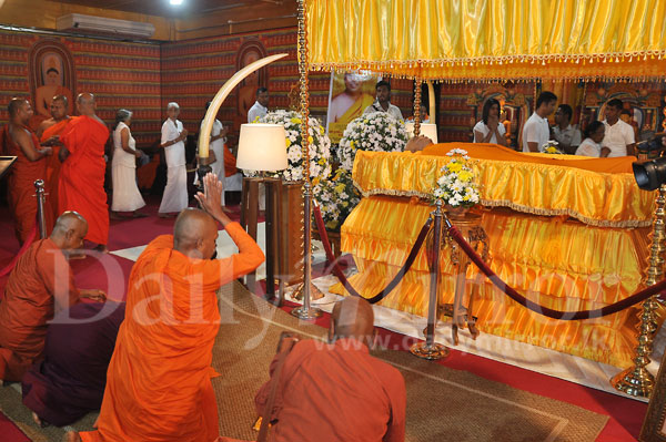  Final rites of most Venerable Daranagama Kusaladhamma Thera