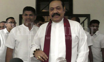 Ex-president Rajapaksa visits Kandy