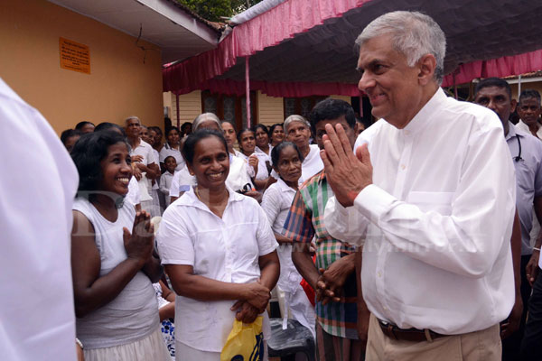 PM visits Kegalle