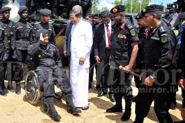 President at SF passing out parade