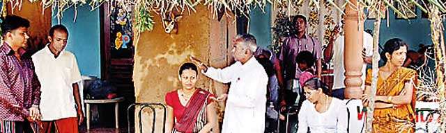 An Elephantine Oil Anointing ‘Tale’ at the village temple